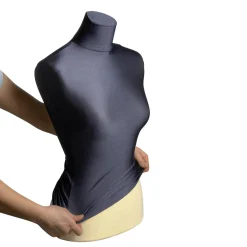 Bustos De Costura>DecoWoerner Funda De Recambio Para Maniquís De Costura De Mujer, Color Antracita Gris