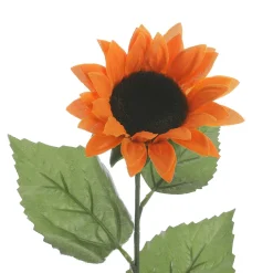 Decoración De Otoño|Decoración De Verano>DecoWoerner Girasol Artificial Deco 68 Cm naranja