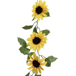 Decoración De Otoño|Guirnaldas Y Vides>DecoWoerner Girasol Artificial Enredadera 10 X 18 X 150 Cm amarillo