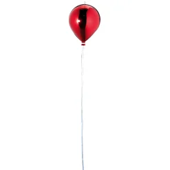 Decoración Temática|Decoración De Primavera>DecoWoerner Globo De Plástico Metálico Ø 20 Cm rojo
