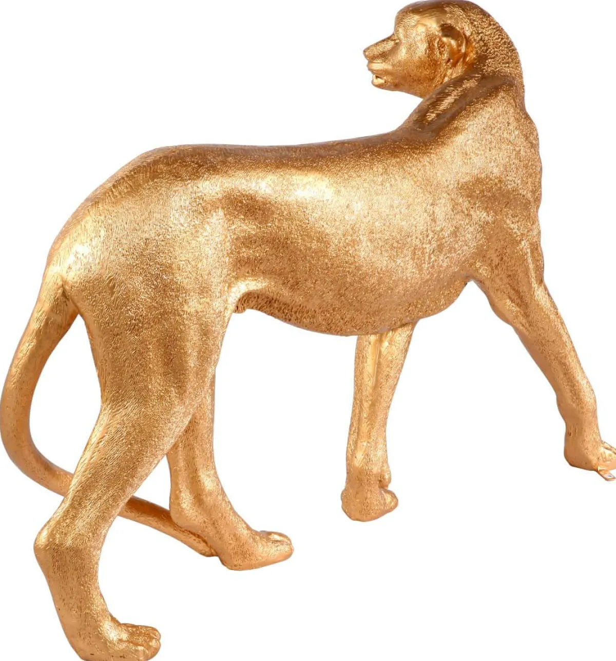 Decoración De Animales>DecoWoerner Guepardo Dorado De 110 Cm Sin Manchas oro