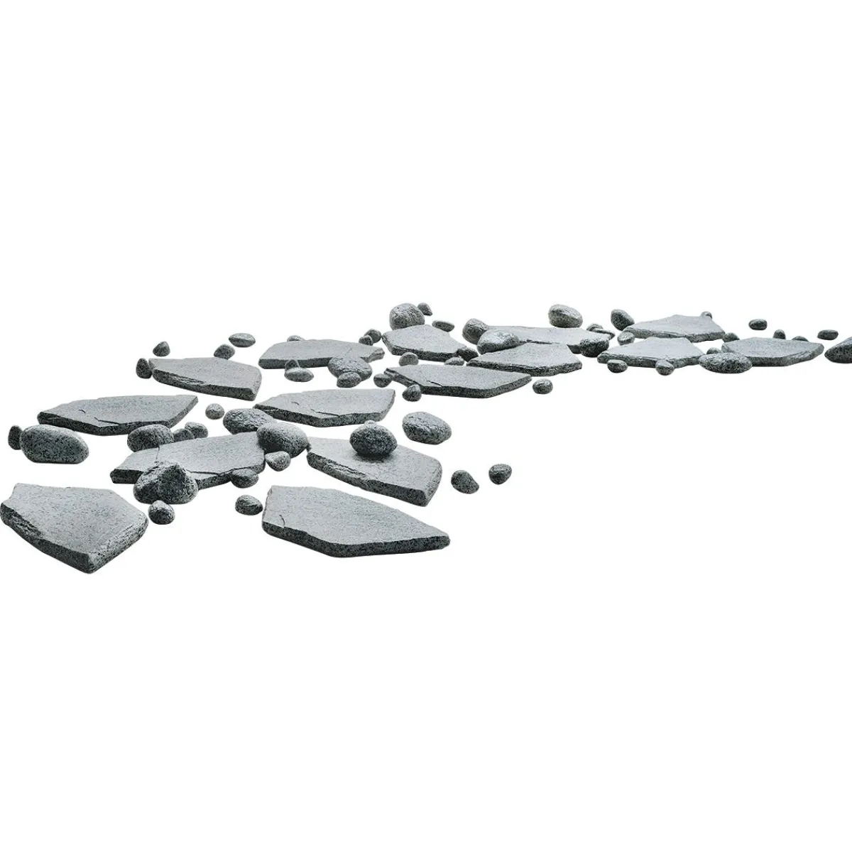 Decoración Dispersa>DecoWoerner Guijarros Decorativos, 6 Cm Ø Gris