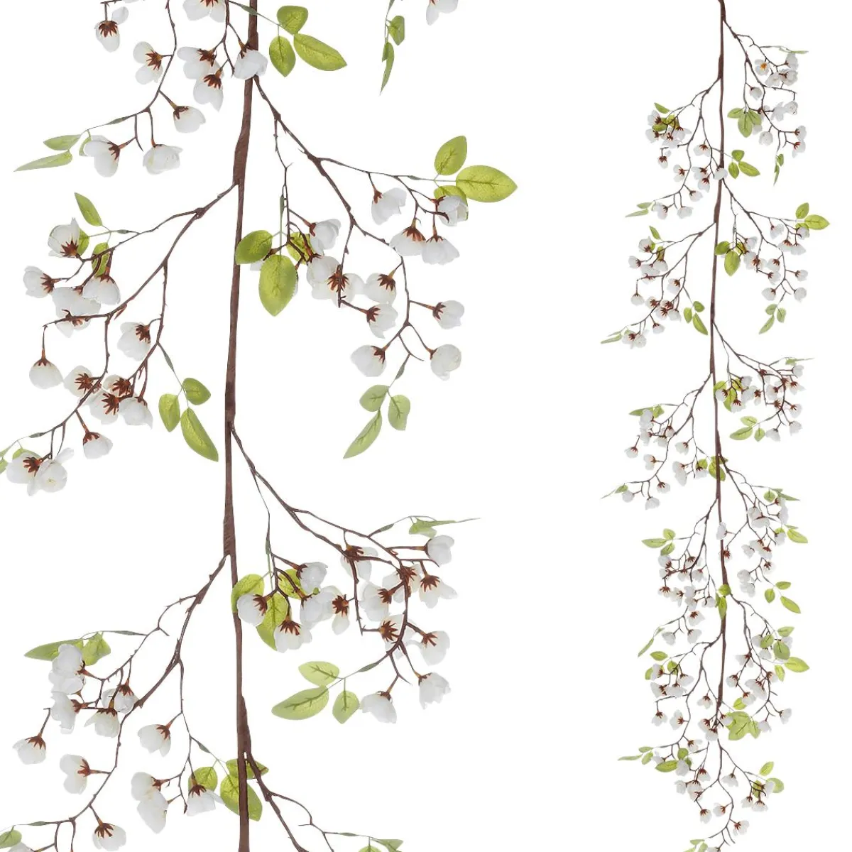 Decoración De Primavera|Guirnaldas Y Vides>DecoWoerner Guirnalda Artificial De Cerezos En Flor 140 Cm blanco