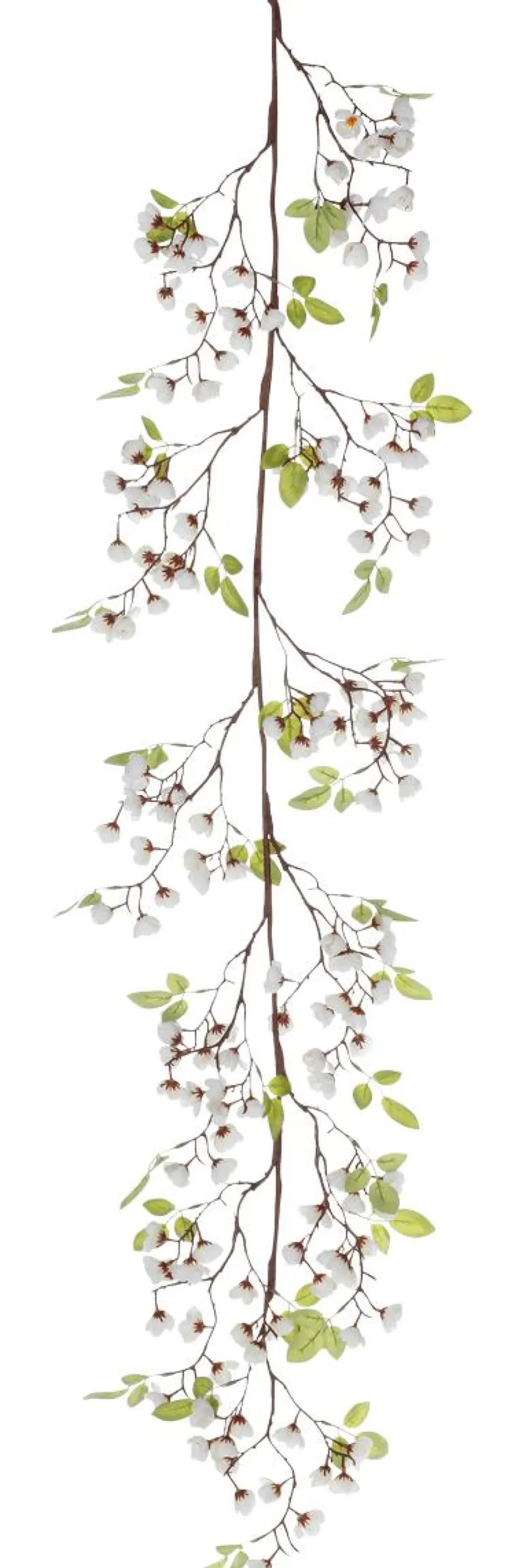 Decoración De Primavera|Guirnaldas Y Vides>DecoWoerner Guirnalda Artificial De Cerezos En Flor 140 Cm blanco