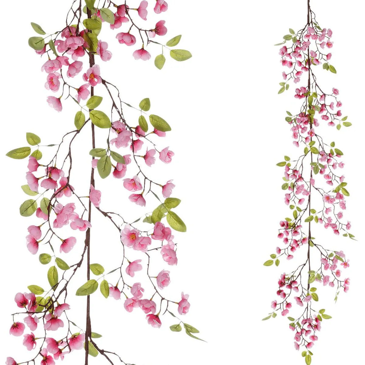 Decoración De Primavera|Guirnaldas Y Vides>DecoWoerner Guirnalda Artificial De Cerezos En Flor 140 Cm rosa