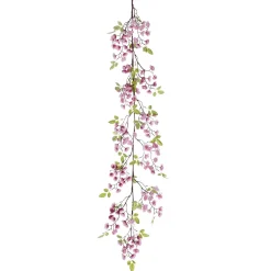 Decoración De Primavera|Guirnaldas Y Vides>DecoWoerner Guirnalda Artificial De Cerezos En Flor 140 Cm rosa
