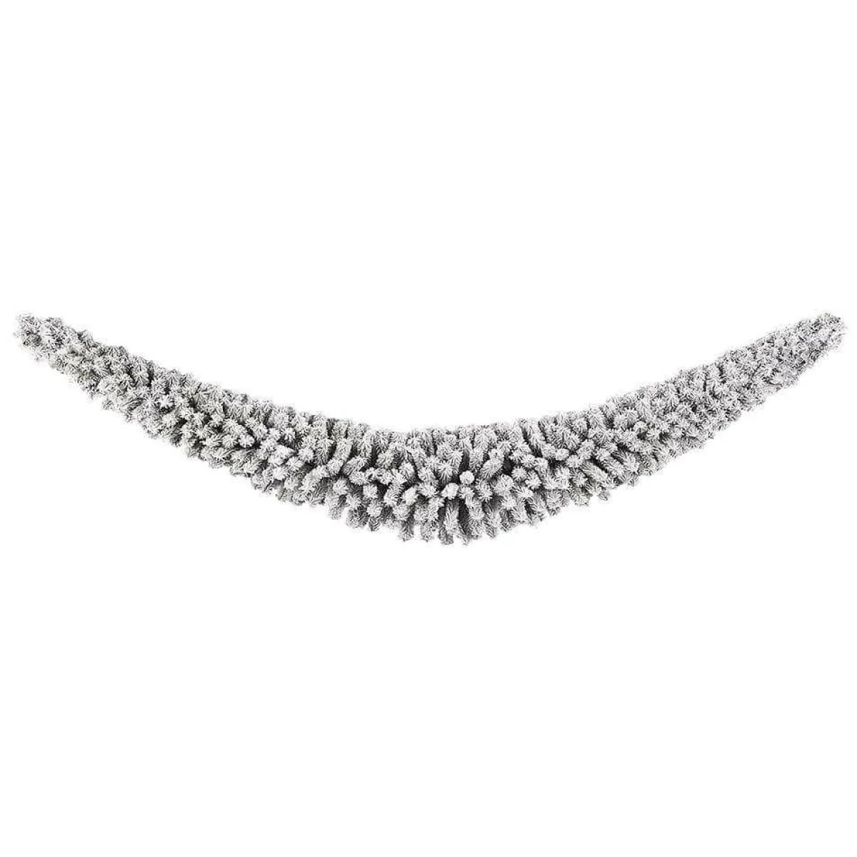 Guirnaldas De Navidad>DecoWoerner Guirnalda De Abeto Con Copos 120 Cm, Ø 30 Cm blanco