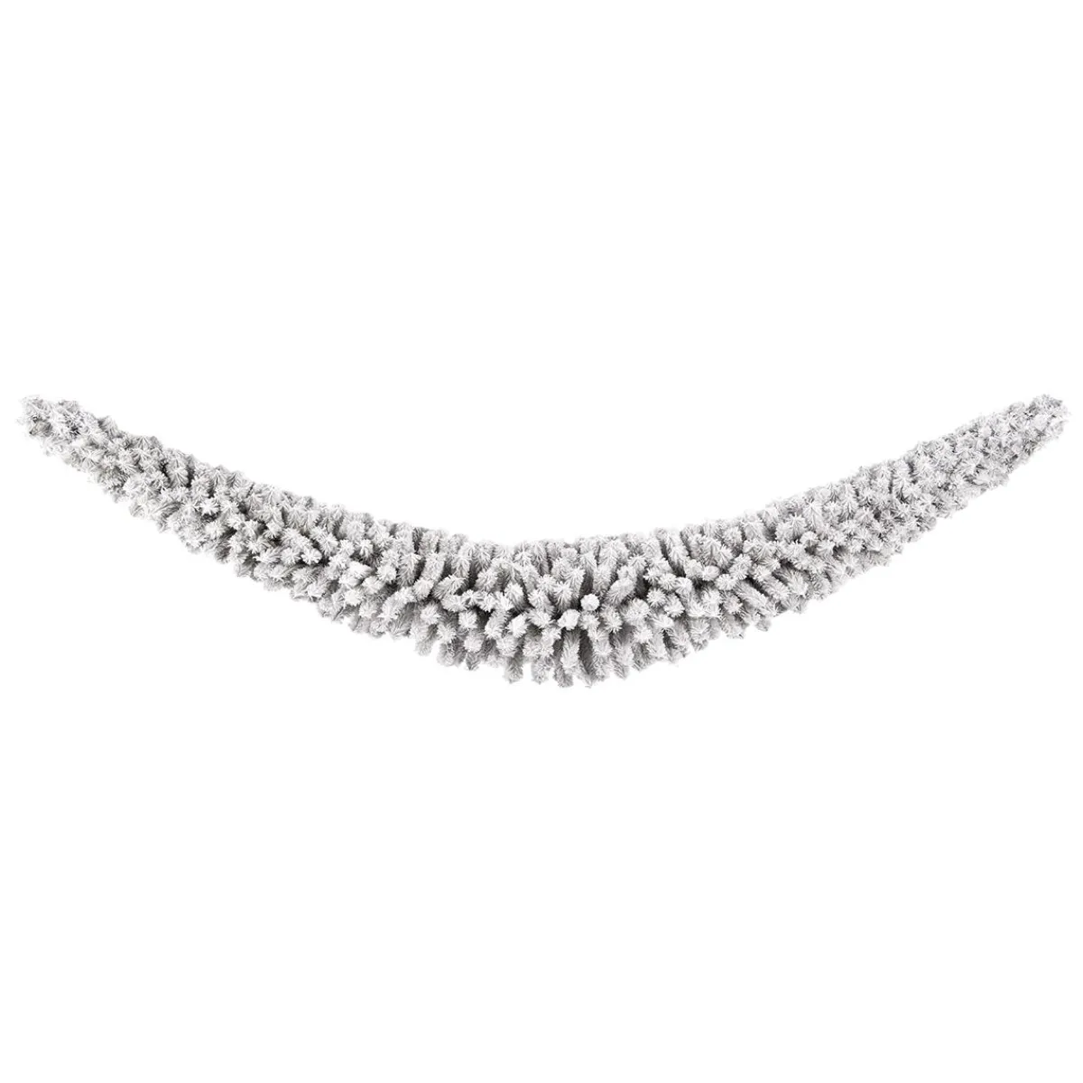 Guirnaldas De Navidad>DecoWoerner Guirnalda De Abeto Con Copos 400 Cm, Ø 50 Cm blanco