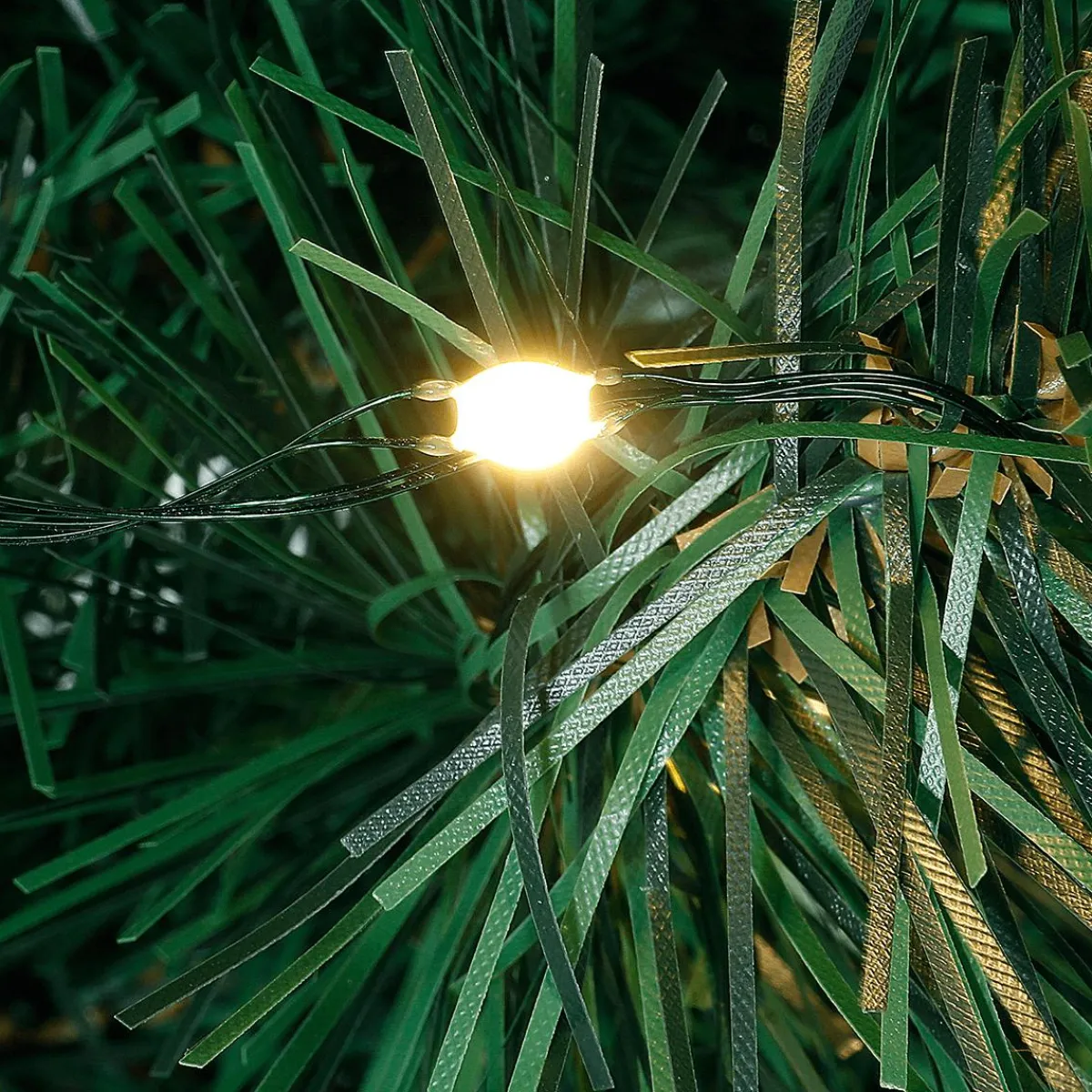 Guirnaldas De Navidad>DecoWoerner Guirnalda De Abeto Deluxe 270 Cm Con 200LEDs, 25 Cm Ø verde