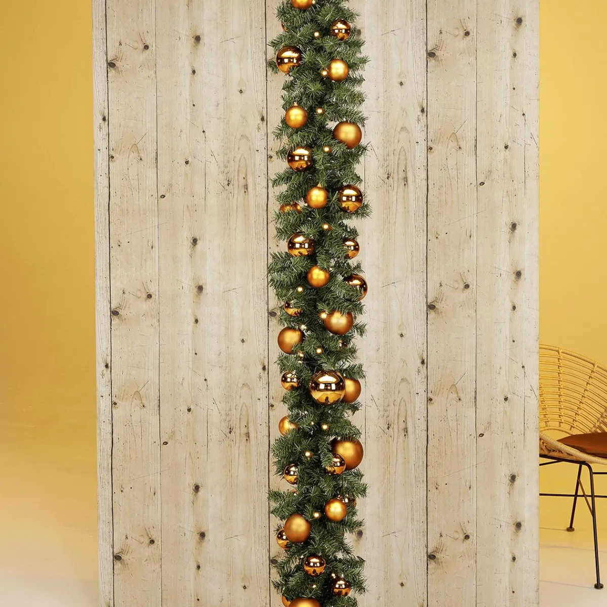 Guirnaldas De Navidad>DecoWoerner Guirnalda De Abeto Estándar, LED, 270 Cm, Ø 25 Cm verde