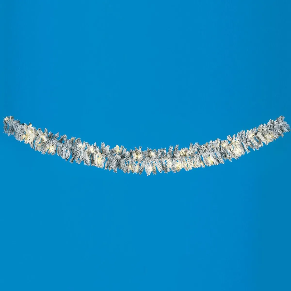 Guirnaldas De Navidad>DecoWoerner Guirnalda De Abetos Con LED IP 20, 270 Cm blanco
