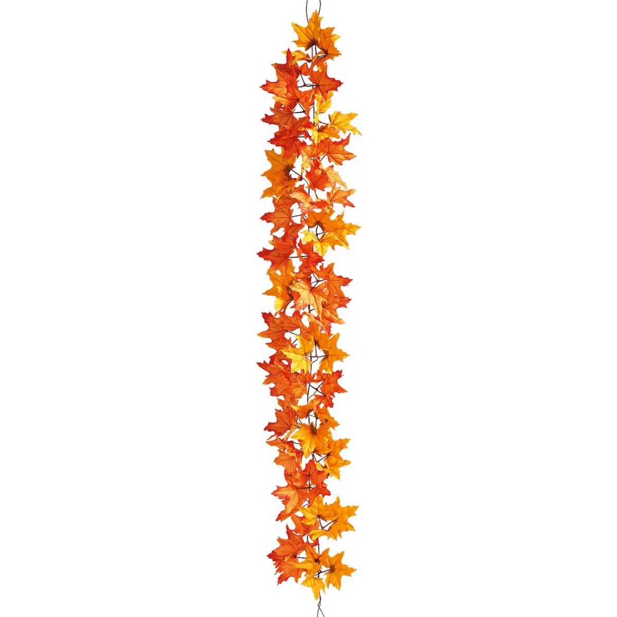 Decoración De Otoño|Guirnaldas Y Vides>DecoWoerner Guirnalda De Arce 180 Cm naranja