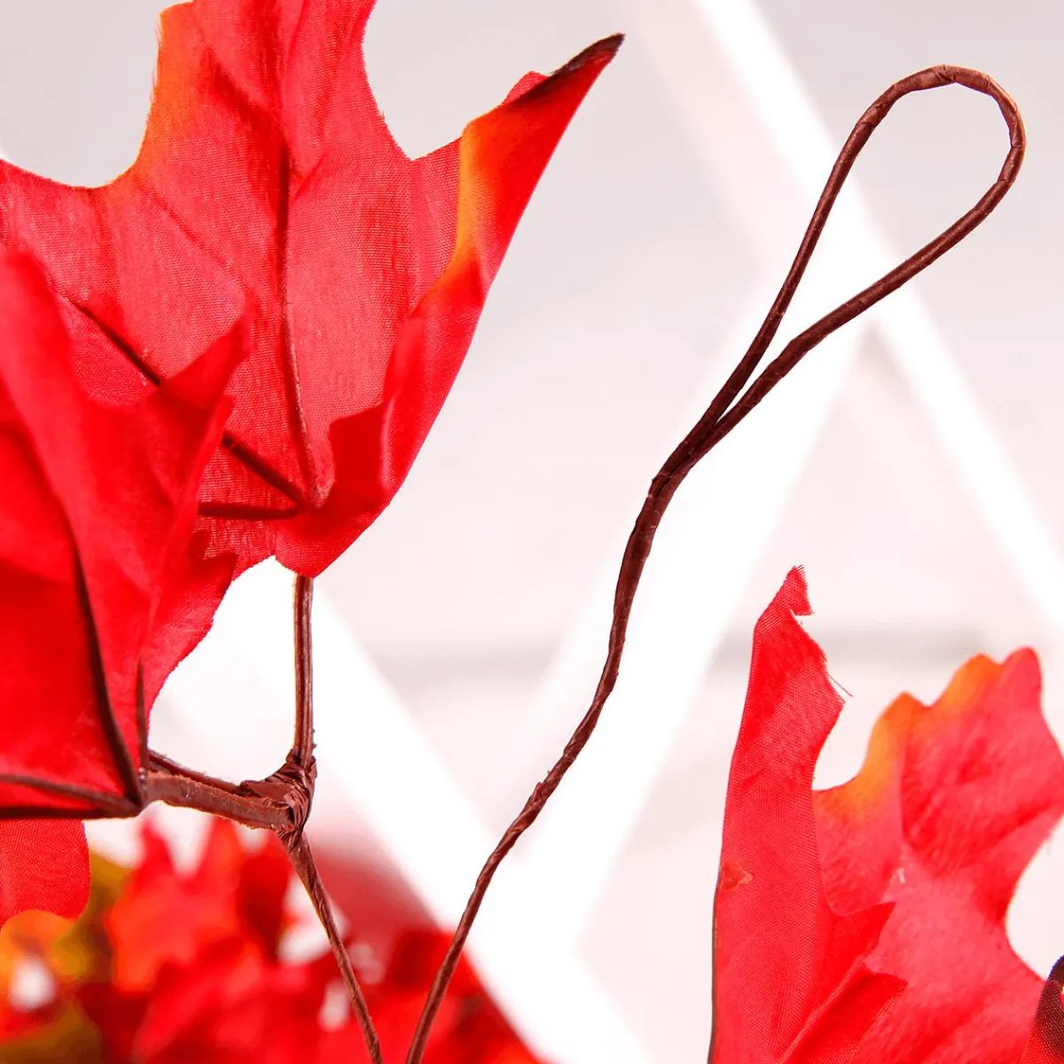 Decoración De Otoño|Guirnaldas Y Vides>DecoWoerner Guirnalda De Arce Roja - Verde 180 Cm rojo