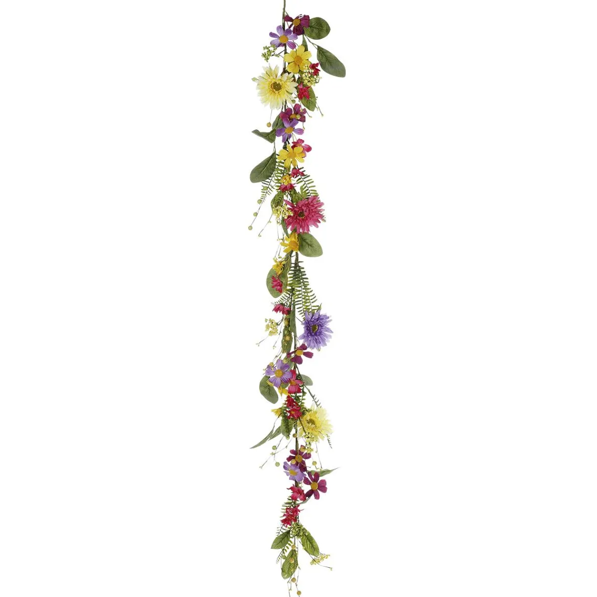 Guirnaldas Y Vides>DecoWoerner Guirnalda De Flores Artificiales De Campo Gerbera Vid Artificial 140 Cm multicolor