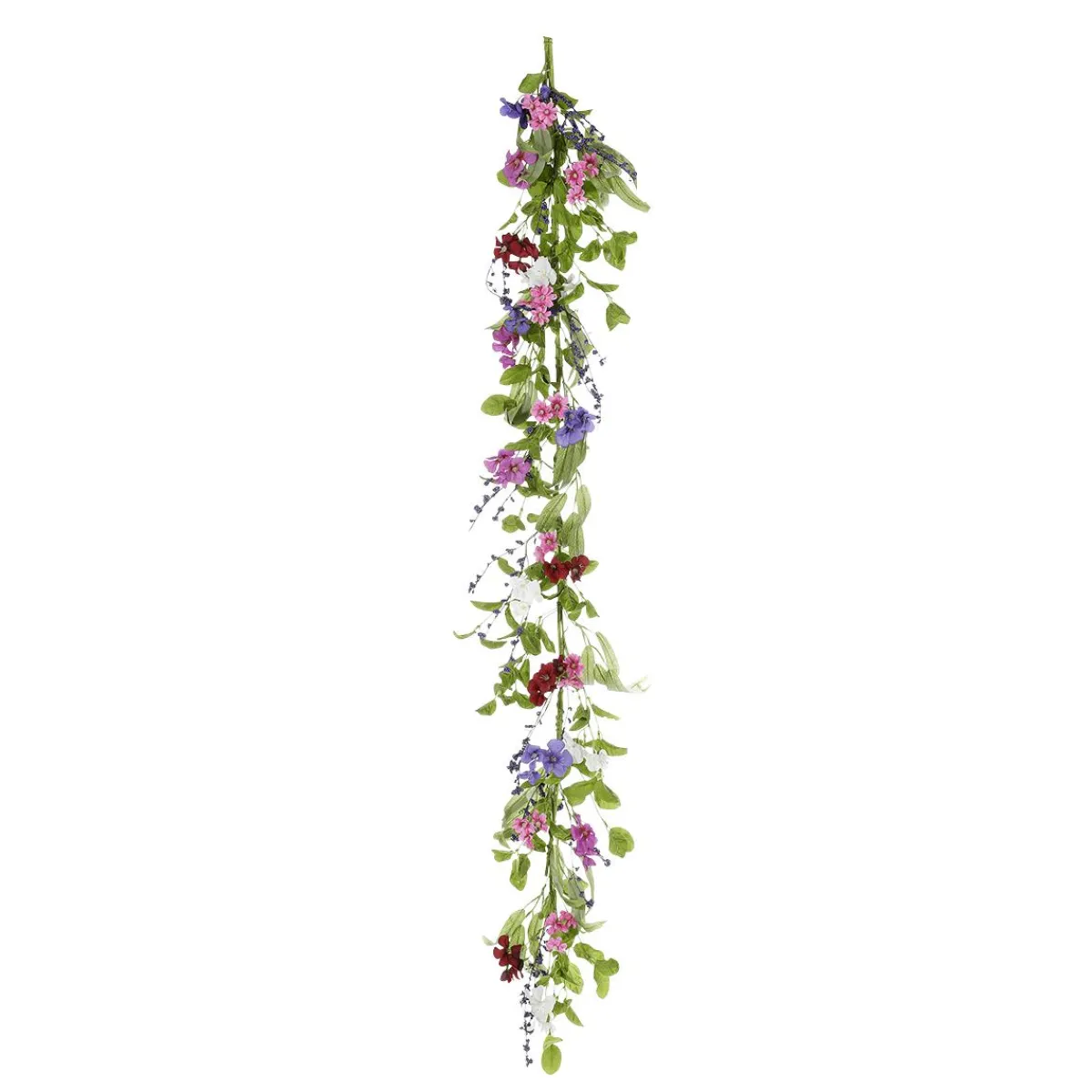 Guirnaldas Y Vides>DecoWoerner Guirnalda De Flores De Campo Artificiales Rosa Púrpura 158 Cm multicolor