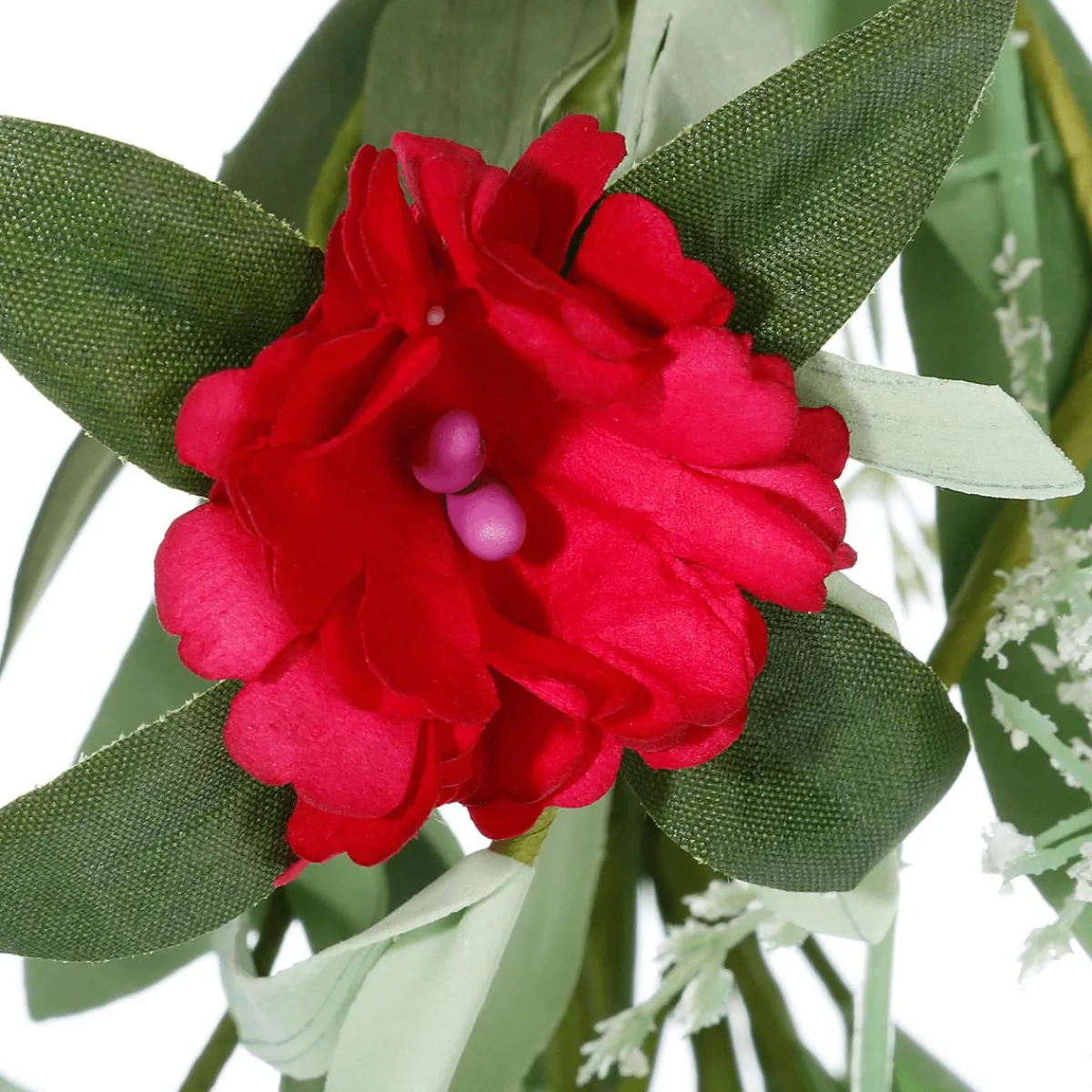 Decoración De Verano|Decoración De Primavera>DecoWoerner Guirnalda De Flores De Campo Artificiales Vid Roja Blanca 158 Cm rosa