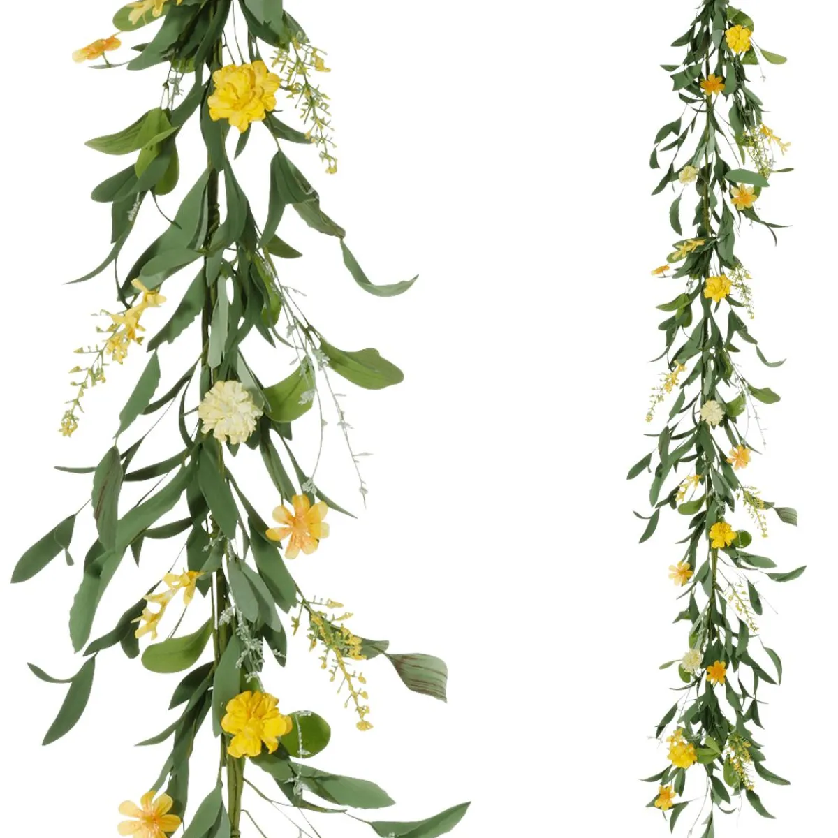 Decoración De Verano|Decoración De Primavera>DecoWoerner Guirnalda De Flores De Campo Artificiales Vid 158 Cm amarillo
