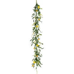 Decoración De Verano|Decoración De Primavera>DecoWoerner Guirnalda De Flores De Campo Artificiales Vid 158 Cm amarillo