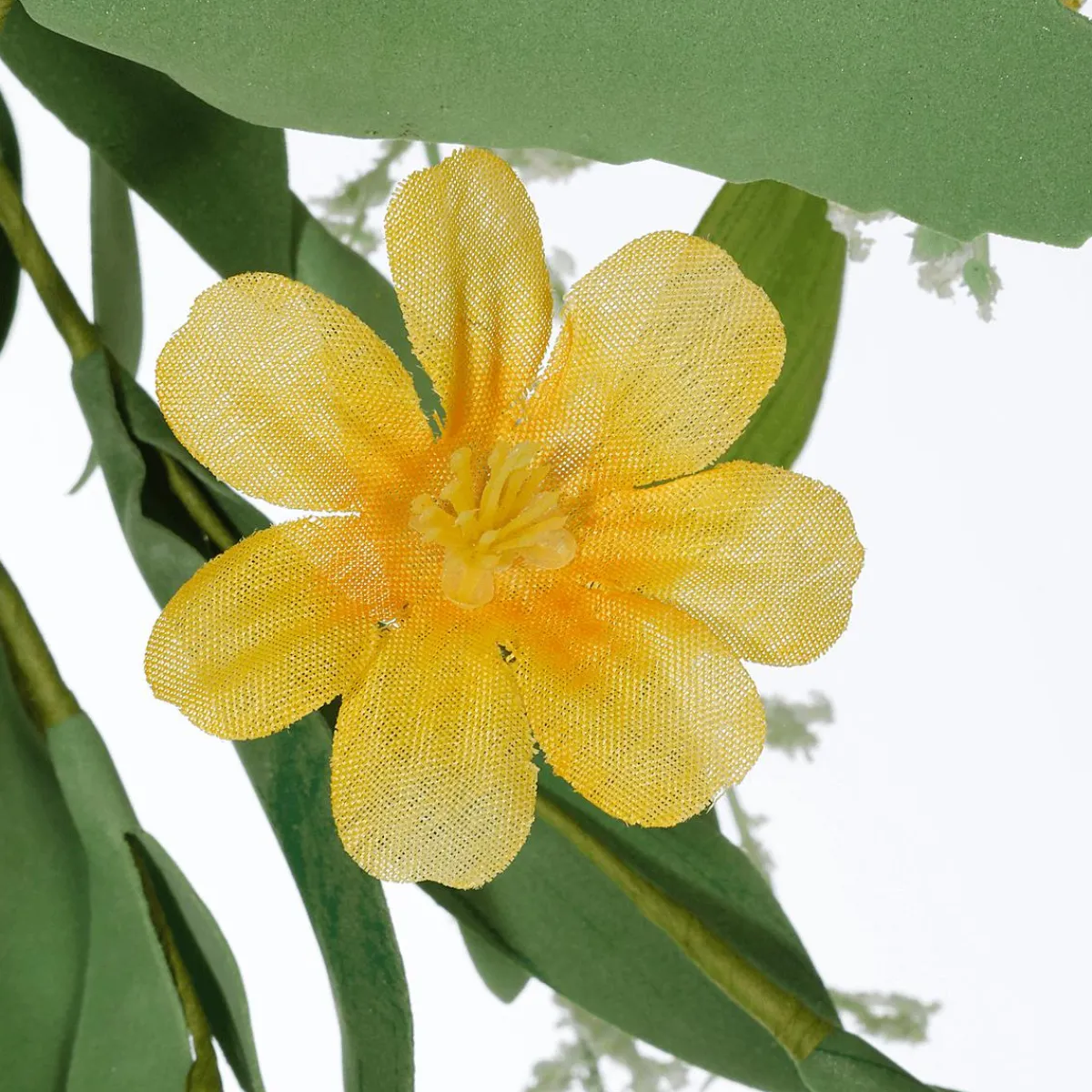 Decoración De Verano|Decoración De Primavera>DecoWoerner Guirnalda De Flores De Campo Artificiales Vid 158 Cm amarillo