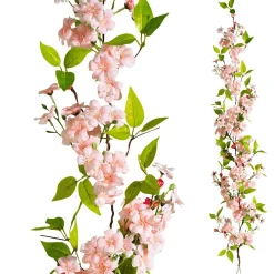 Decoración De Primavera|Guirnaldas Y Vides>DecoWoerner Guirnalda De Flores De Cerezo Artificial , 110 Cm rosa
