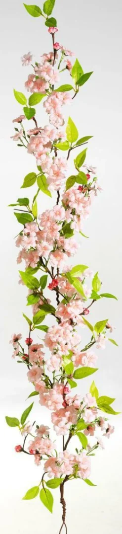 Decoración De Primavera|Guirnaldas Y Vides>DecoWoerner Guirnalda De Flores De Cerezo Artificial , 110 Cm rosa