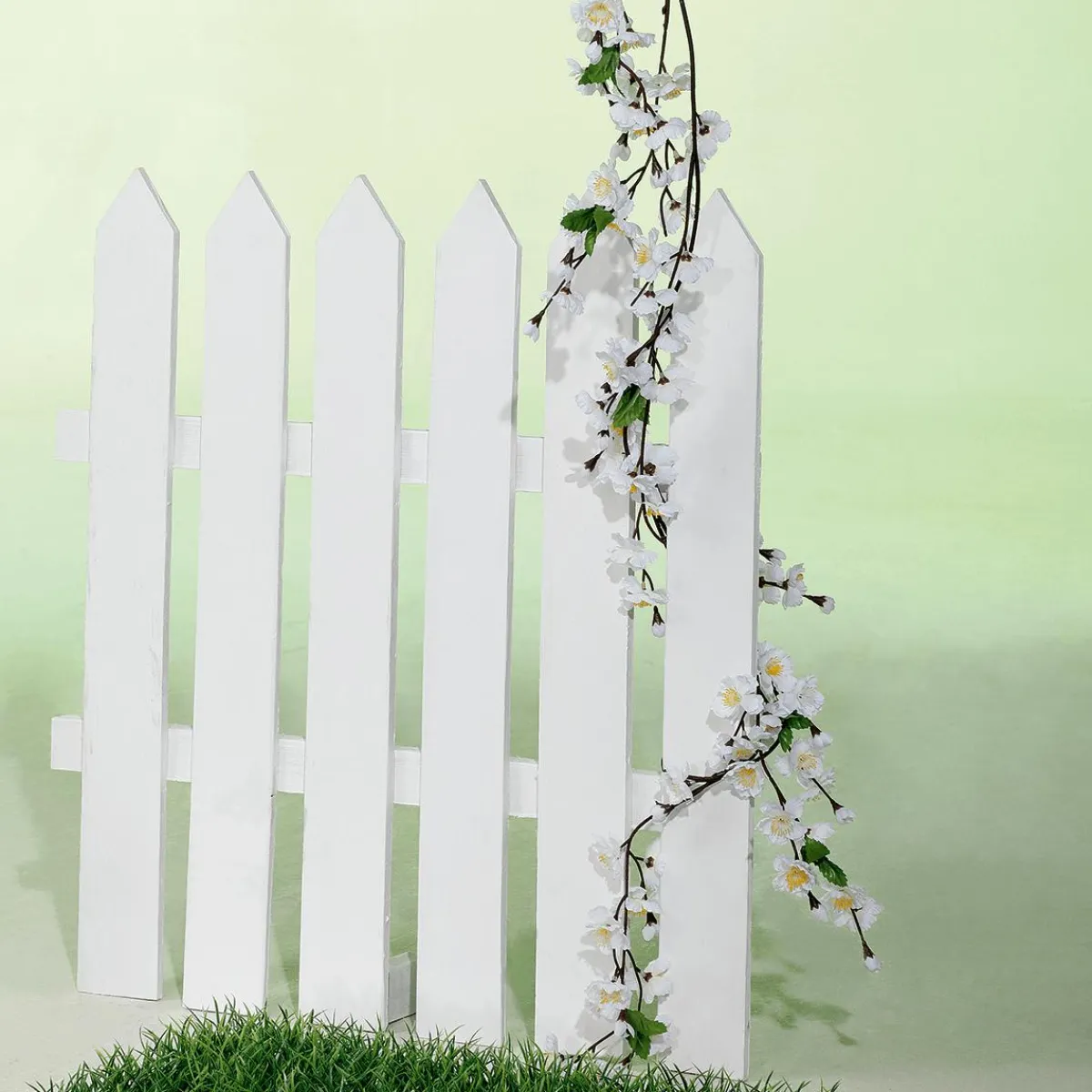 Decoración De Primavera|Guirnaldas Y Vides>DecoWoerner Guirnalda De Flores De Manzano Decorativa, Color blanco