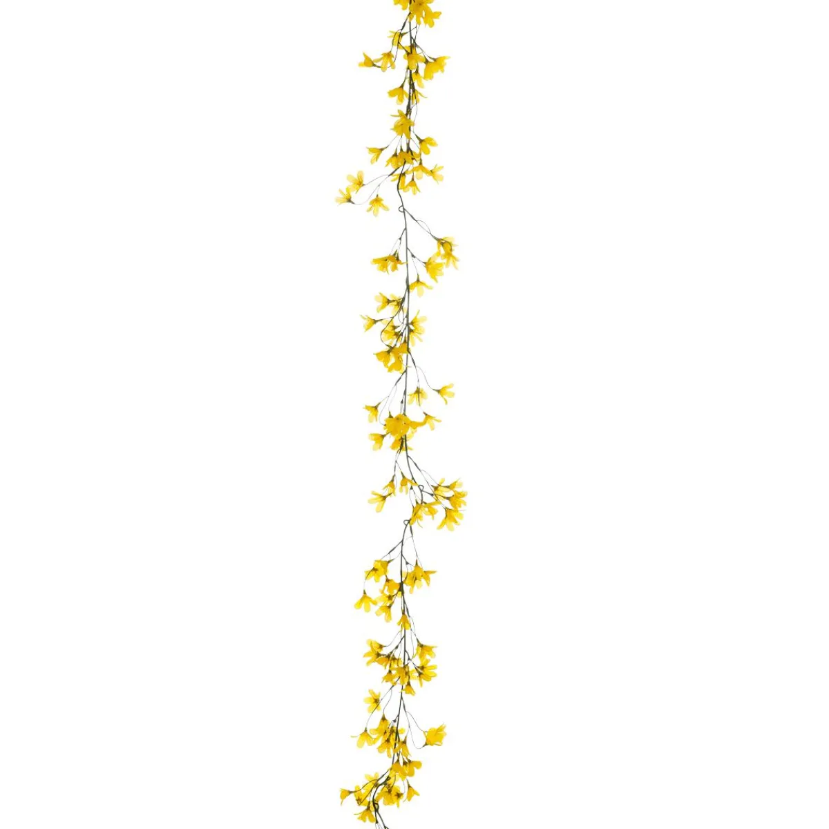 Guirnaldas Y Vides>DecoWoerner Guirnalda De Forsitias Artificiales Amarilla 180 Cm amarillo