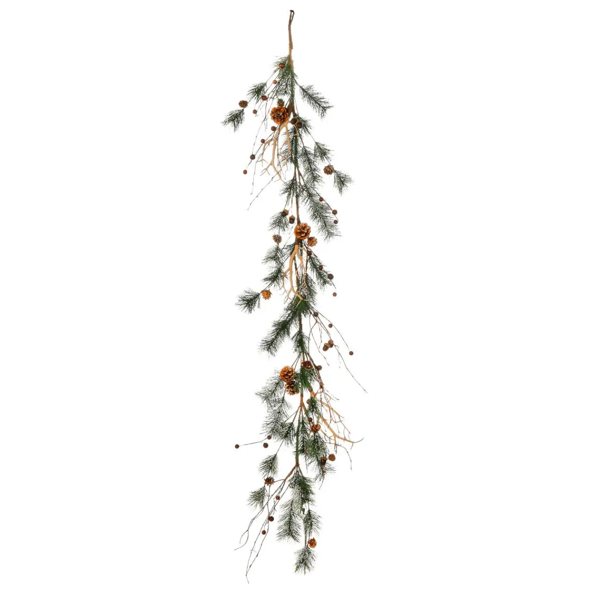 Decoración De Invierno|Decoración De Otoño>DecoWoerner Guirnalda De Pino Deco 15x145 Cm verde