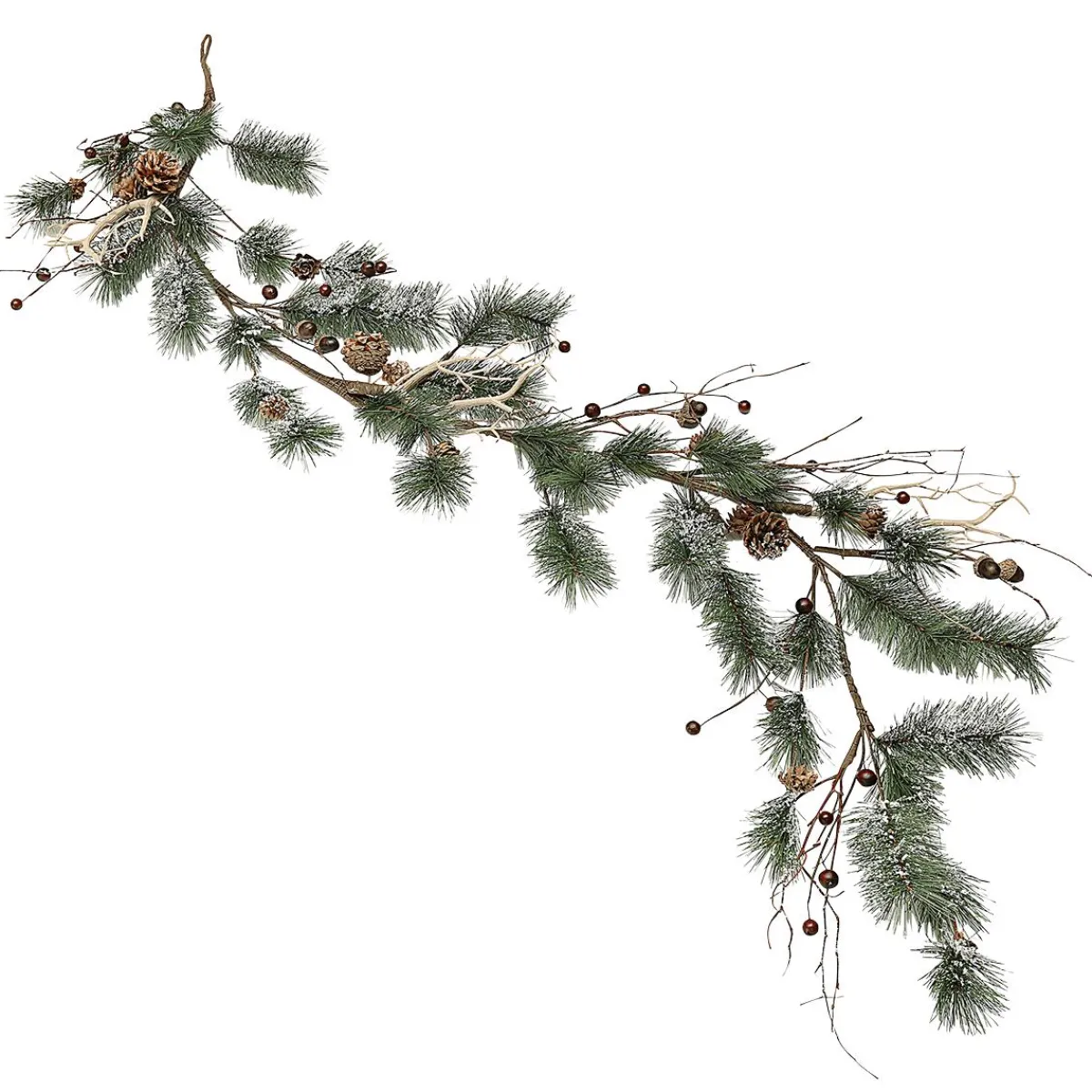 Decoración De Invierno|Decoración De Otoño>DecoWoerner Guirnalda De Pino Deco 15x145 Cm verde