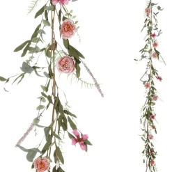 Decoración Temática|Decoración De Primavera>DecoWoerner Guirnalda De s De Eucalipto Artificial 183 Cm rosa