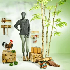 Decoración De Primavera|Plantas Verdes>DecoWoerner Hemisferios De Musgo Artificial Paquete 3 Piezas verde