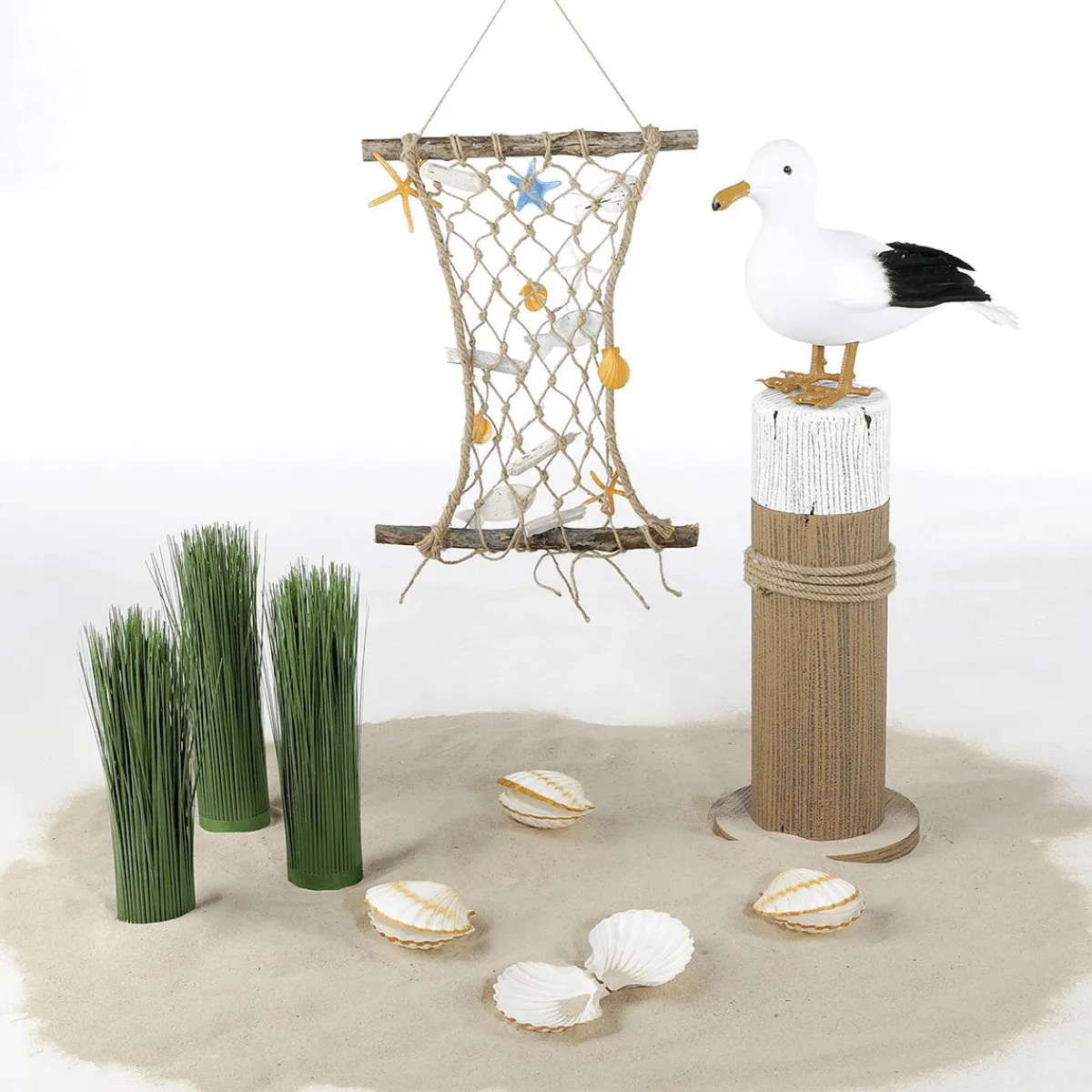 Decoración De Primavera|Hierba Decorativa>DecoWoerner Hierba Artificial Manojo Decorativo, Altura 33 Cm verde