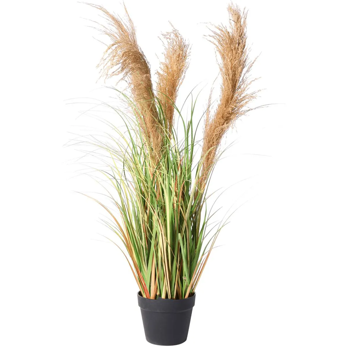 Hierba Decorativa>DecoWoerner Hierba De Caña Artificial En La Maceta Altura 110 Cm verde