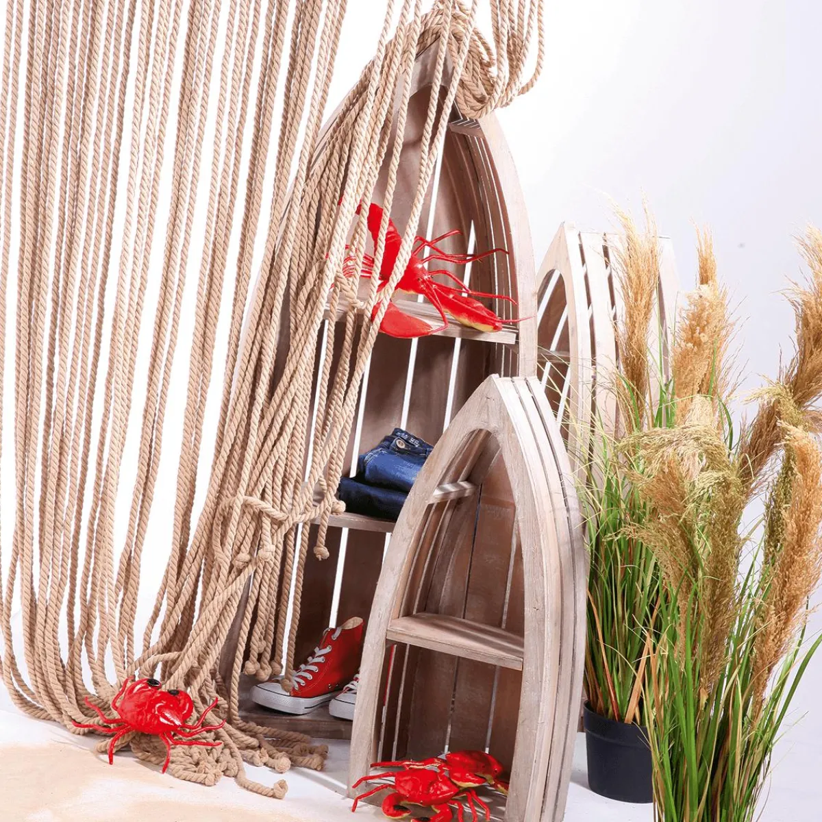 Hierba Decorativa>DecoWoerner Hierba De Caña Artificial En La Maceta Altura 110 Cm verde