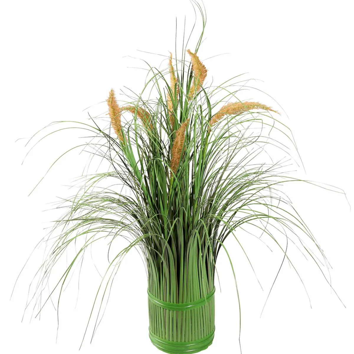 Decoración De Primavera|Hierba Decorativa>DecoWoerner Hierba Decorativa Con Flores De Junco, 50 Cm verde