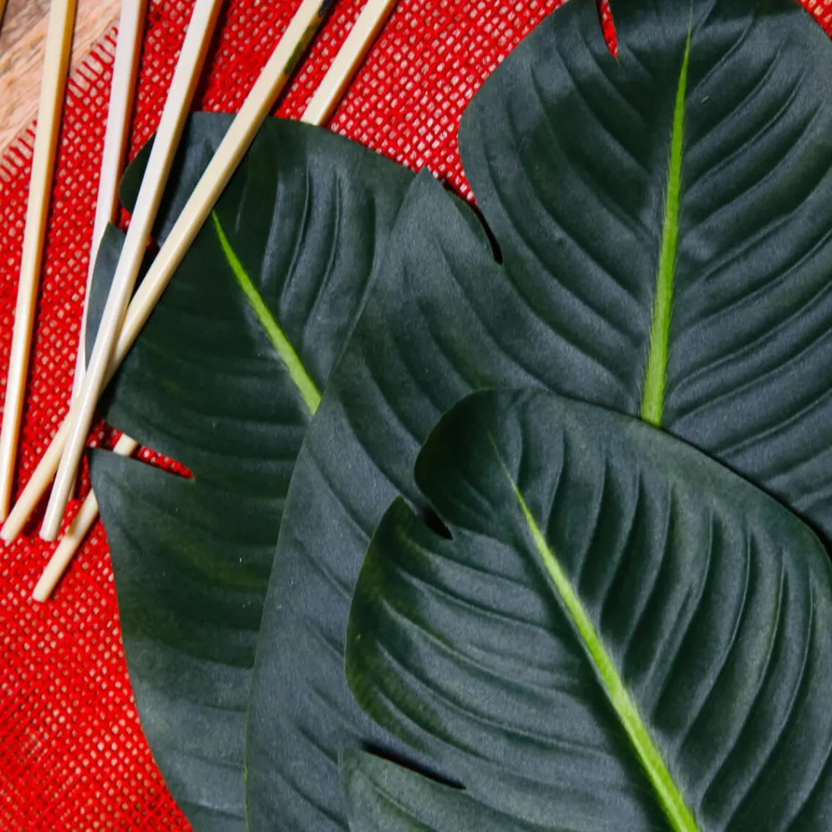 Decoración De Verano|Hojas>DecoWoerner Hoja De Banana Artificial, 75 Cm De Largo verde