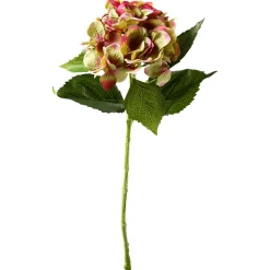 Decoración De Primavera|Flores Artificiales>DecoWoerner Hortensia Artificial Rosa/verde, 52 Cm multicolor