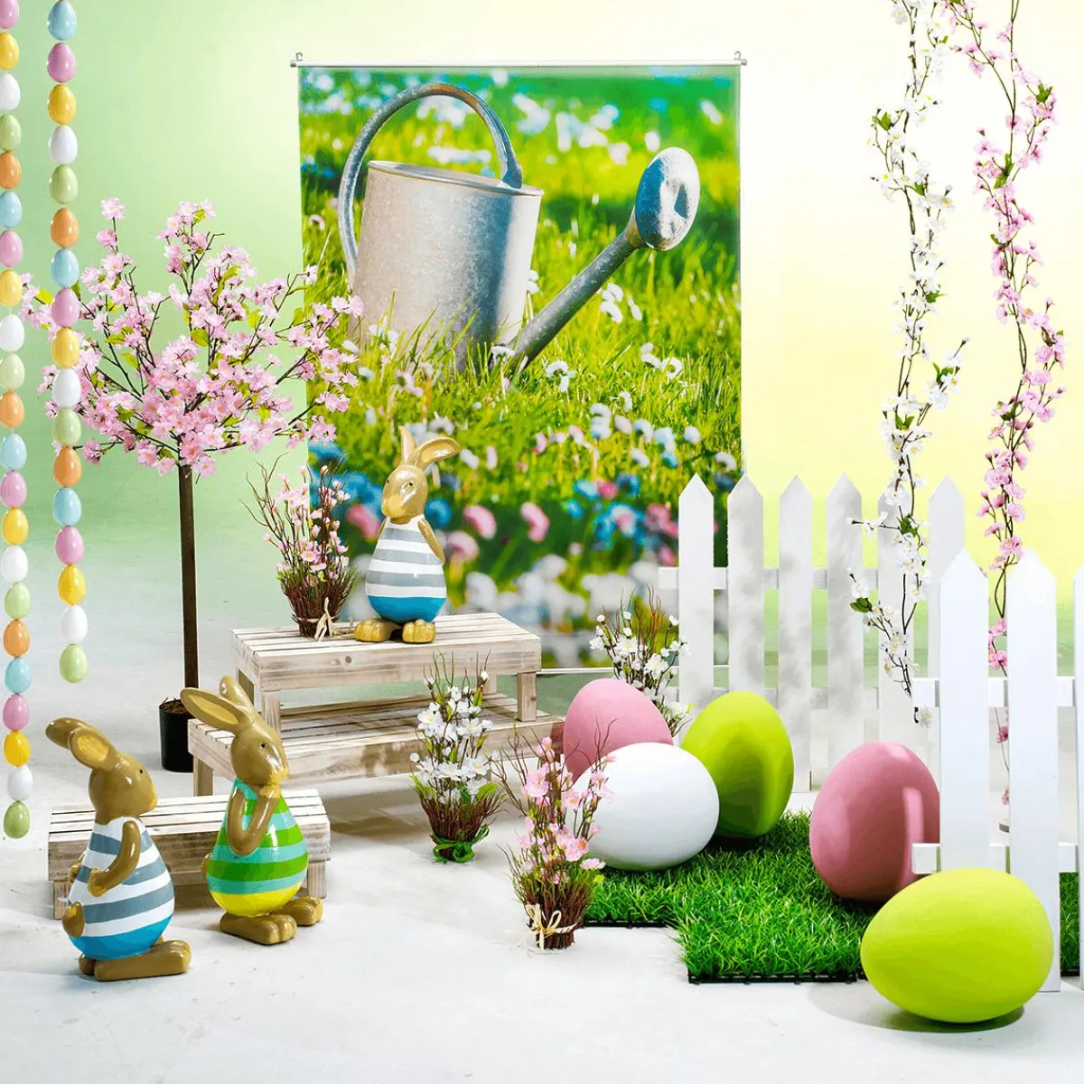 Decoración De Pascua>DecoWoerner Huevo De Pascua Decorativo, 30 Cm blanco