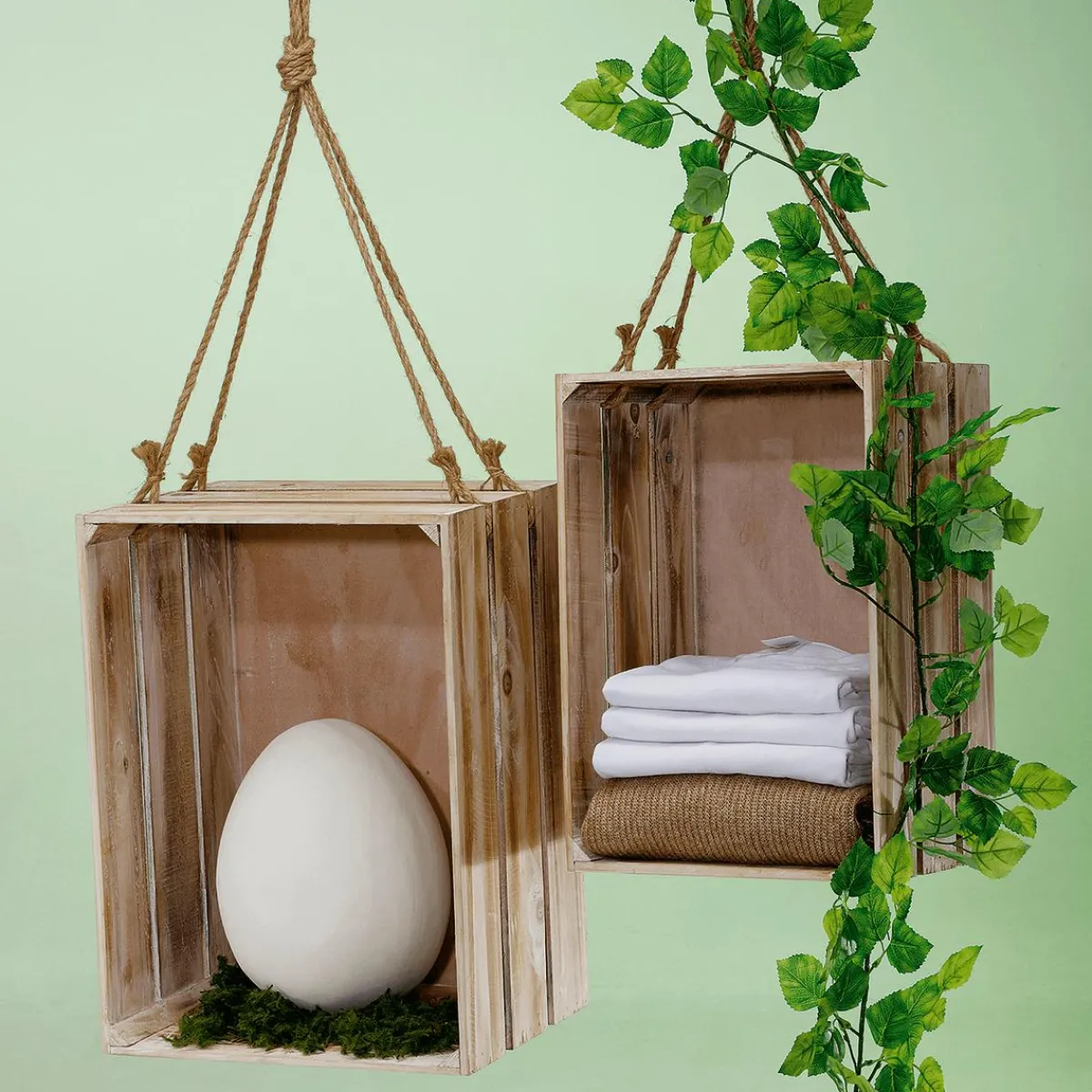 Decoración De Pascua>DecoWoerner Huevo De Pascua Decorativo, 30 Cm blanco