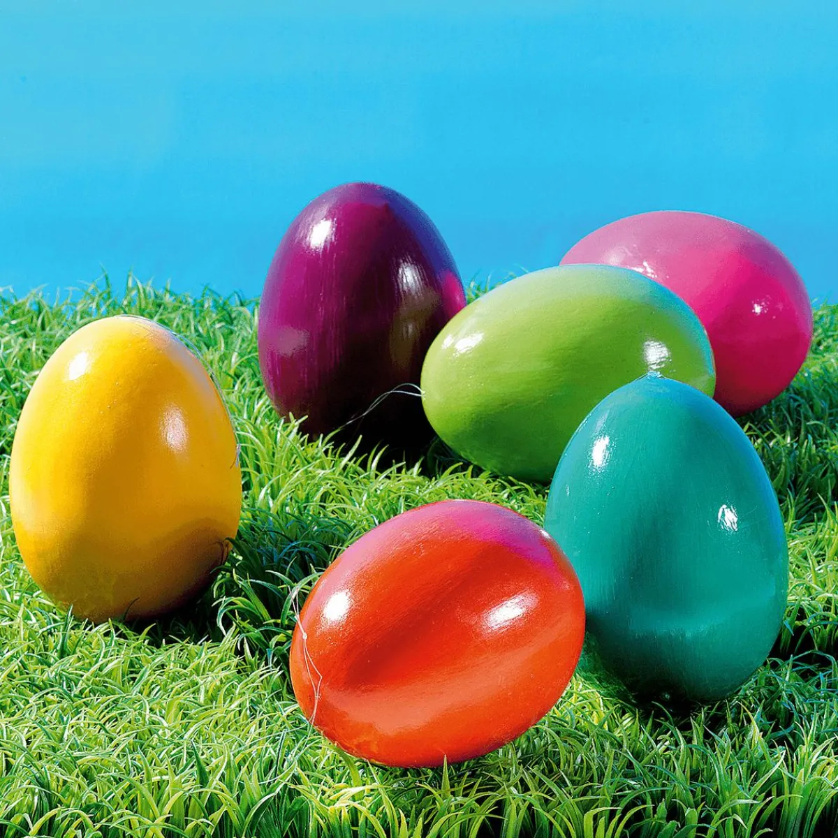 Decoración De Pascua>DecoWoerner Huevo De Pascua Decorativo , 18 Cm amarillo