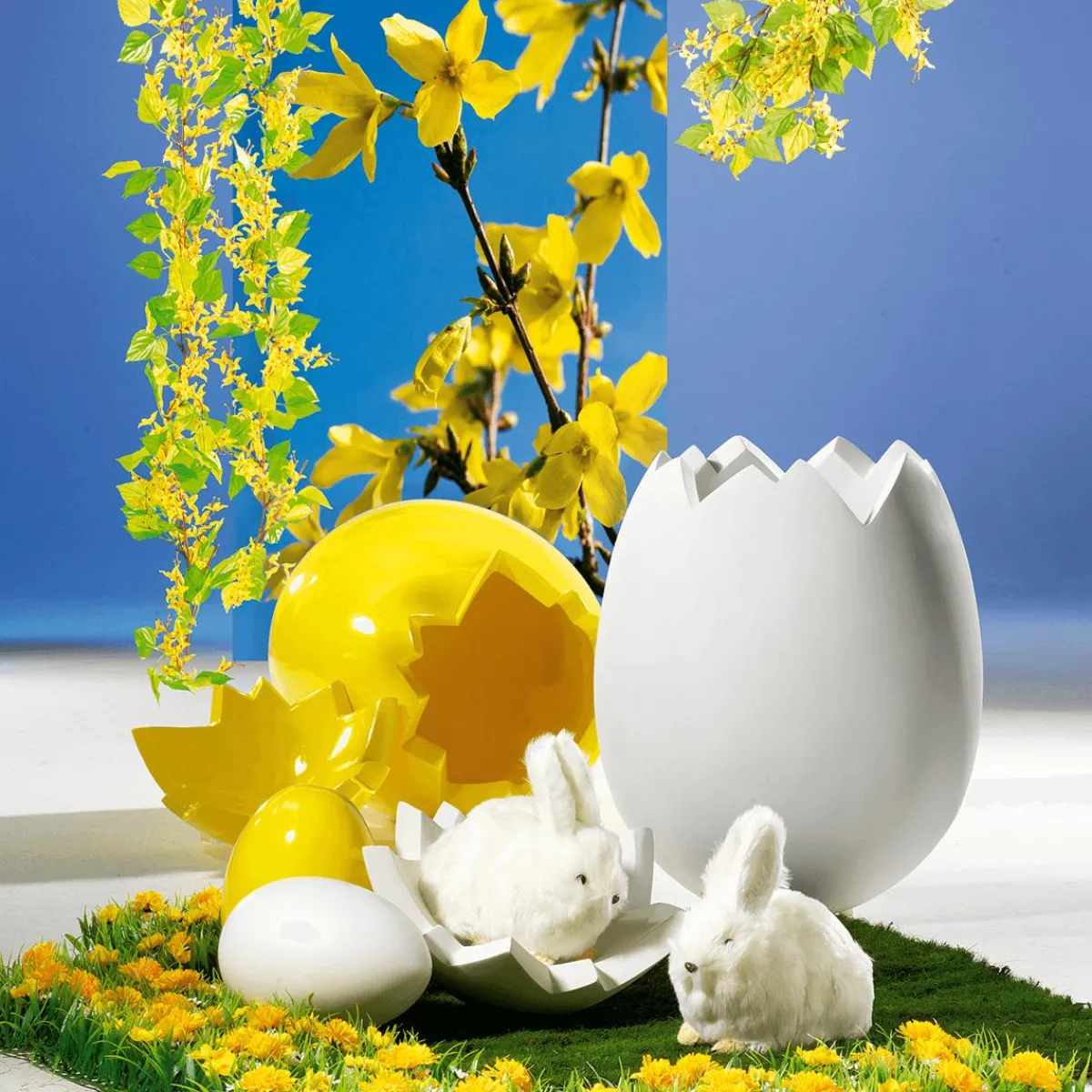Decoración De Pascua>DecoWoerner Huevo De Pascua Decorativo, Longitud 70 Cm amarillo