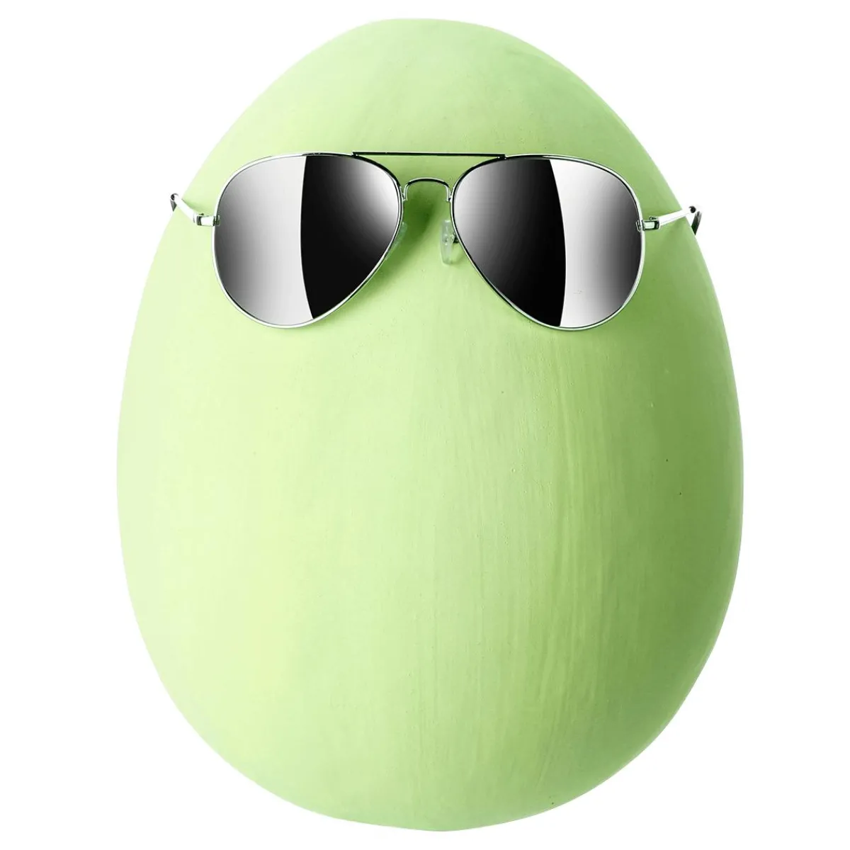 Decoración De Pascua>DecoWoerner Huevo De Pascua Gigante Decorativo, Color Claro, 30 Cm verde
