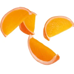 Frutas>DecoWoerner Imitación De Cuarta Parte De , 4 Piezas naranja