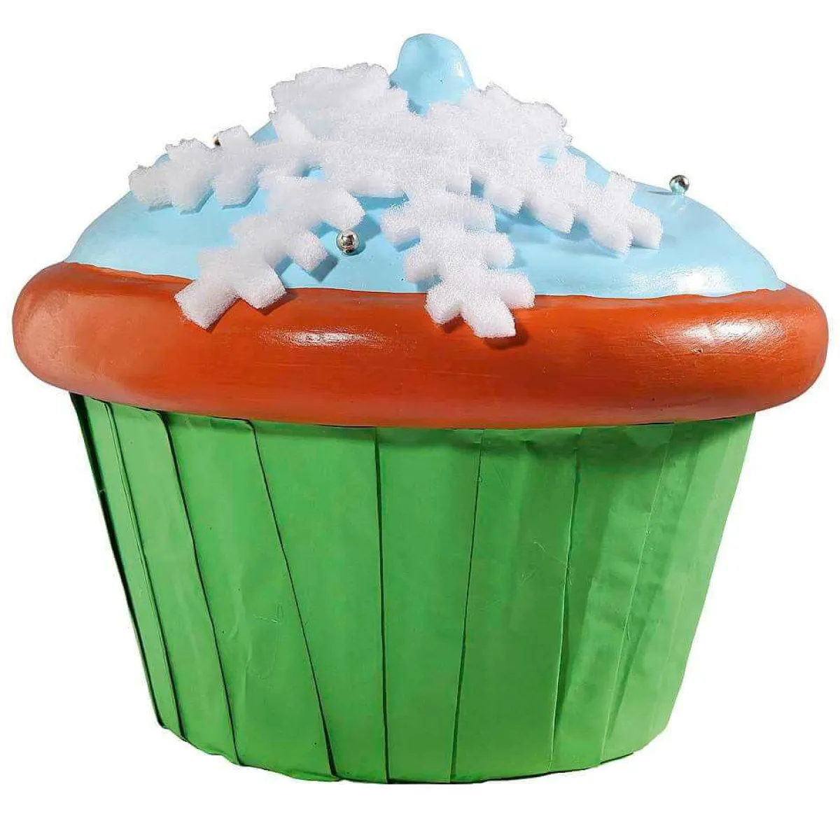Chupetes Xxl|Decoración Navideña Xxl>DecoWoerner Imitación De Cupcake XXL Ø 50 Cm azul