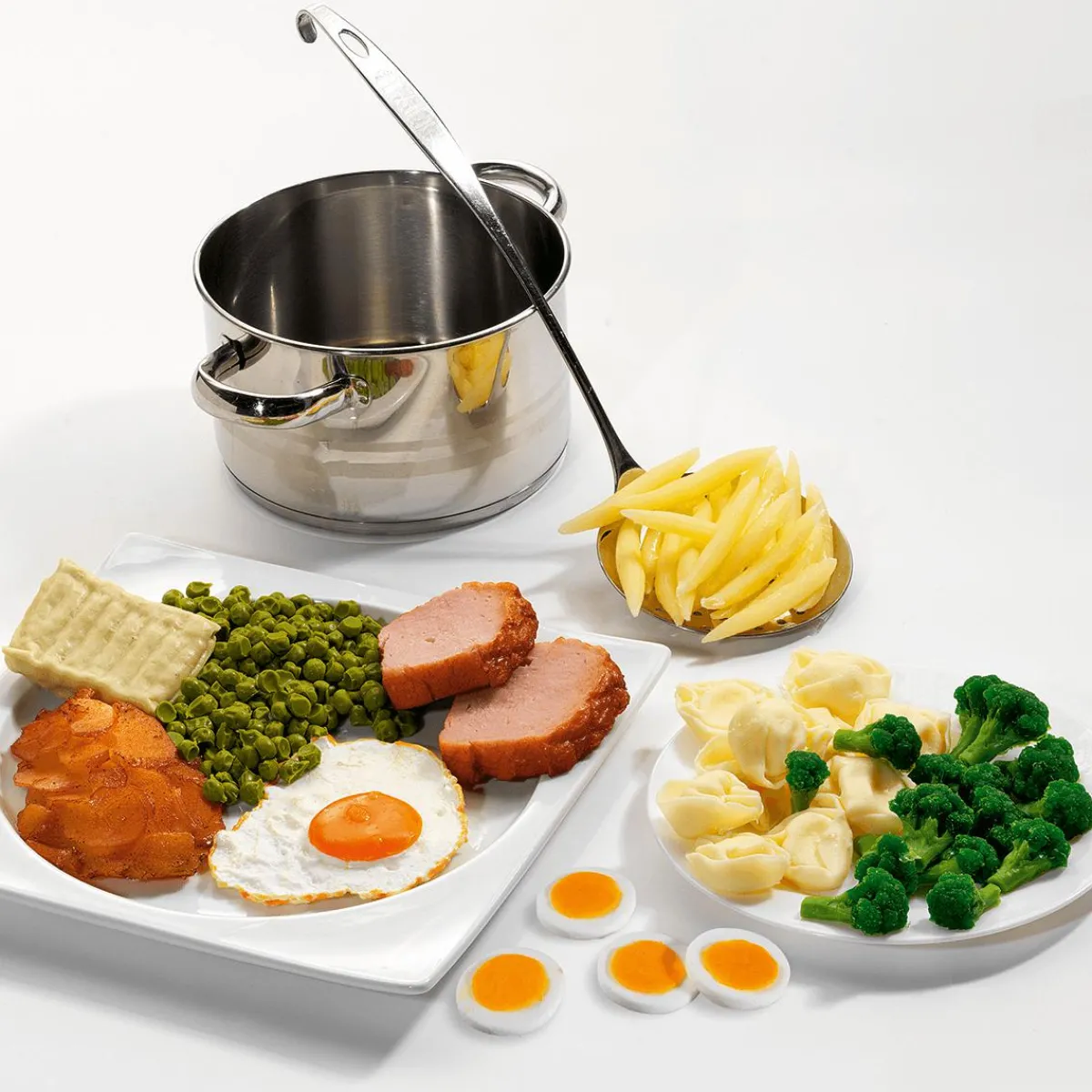 Platos Y Comida Rápida|Verduras Y Hierbas>DecoWoerner Imitación De Guisantes Escaldados 100 G verde