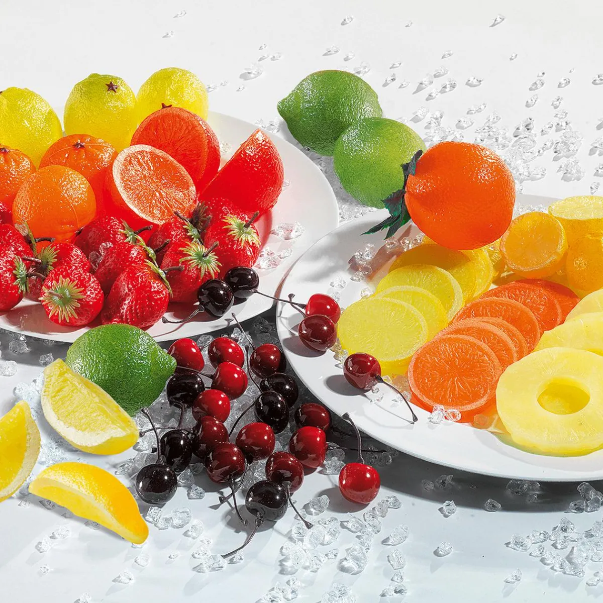 Frutas>DecoWoerner Imitación De Limones, 3 Piezas amarillo