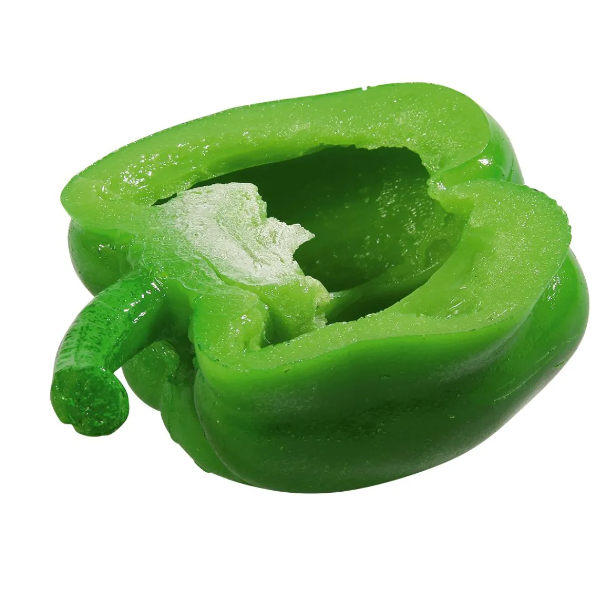 Verduras Y Hierbas>DecoWoerner Imitación De Medio Pimentón, 6,5 Cm verde