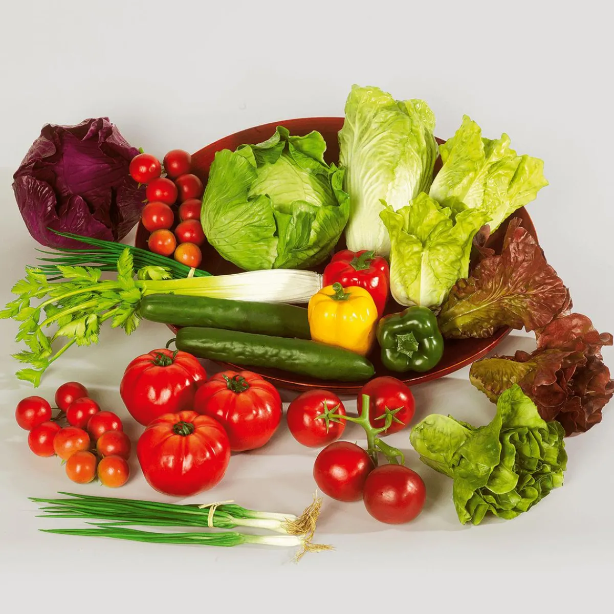 Verduras Y Hierbas>DecoWoerner Imitación De Pepinos Campesinos, 3 Piezas verde