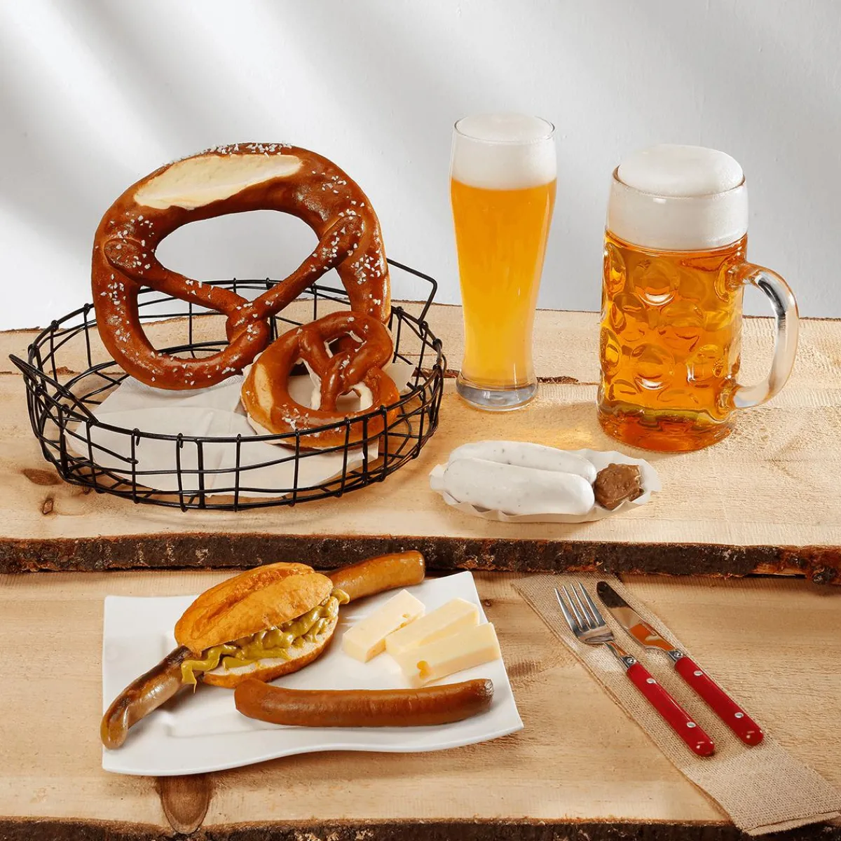 Decoración Temática|Pan Y Pastel>DecoWoerner Imitación De Pretzel De Oktoberfest 27 Cm marrón