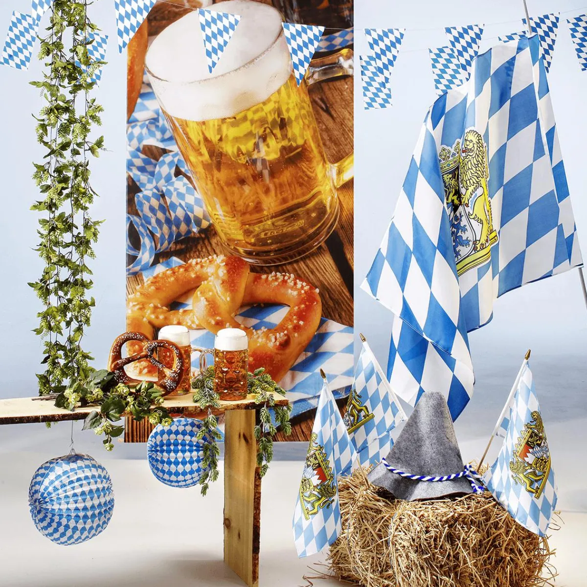 Decoración Temática|Pan Y Pastel>DecoWoerner Imitación De Pretzel De Oktoberfest 27 Cm marrón